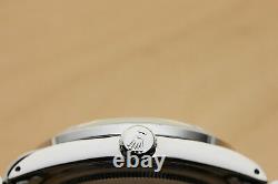 Mens Rolex Datejust Silver 18k White Gold Sapphire Diamond Stainless Steel Watch