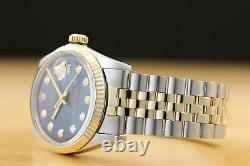 Mens Rolex Datejust Two Tone 18k Yellow Gold Stainless Steel Watch Rolex Band
