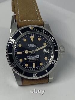 Mens Seiko Vintage Military CUSTOM 39.5mm Divers Watch