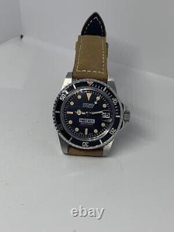 Mens Seiko Vintage Military CUSTOM 39.5mm Divers Watch