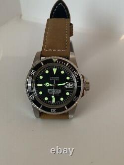 Mens Seiko Vintage Military CUSTOM 39.5mm Divers Watch