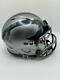 Michigan Wolverines CUSTOM Stainless Steel Hydro-Dipped Mini Football Helmet