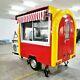 Mobile Food Cart Trailer CE Certified, Stainless Steel, Customized Food Trucks