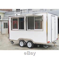 Mobile Food Cart Trailer CE Certified, Stainless Steel, Customized Food Trucks