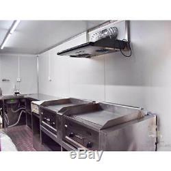 Mobile Food Cart Trailer CE Certified, Stainless Steel, Customized Food Trucks
