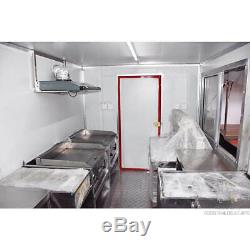 Mobile Food Cart Trailer CE Certified, Stainless Steel, Customized Food Trucks