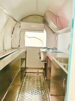 Mobile Food Cart Trailer CE Certified, Stainless Steel, Customized Food Trucks