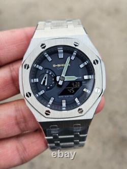 Modded G-Shock GA-2100 Full Stainless Steel Custom Watch