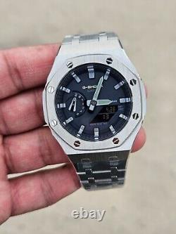 Modded G-Shock GA-2100 Full Stainless Steel Custom Watch
