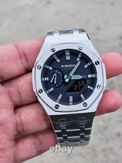 Modded G-Shock GA-2100 Full Stainless Steel Custom Watch