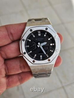Modded G-Shock GA-2100 Full Stainless Steel Custom Watch