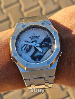 Modded G-Shock GA-2100 Full Stainless Steel Custom Watch