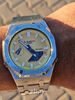 Modded G-Shock GA-2100 Full Stainless Steel Custom Watch