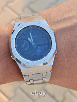 Modded G-Shock GA-2100 Full Stainless Steel Custom Watch