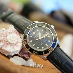 Müller&Son Watch Gold Mod 1 with Date made from Seiko SNZH57 Fifty Five Fathoms