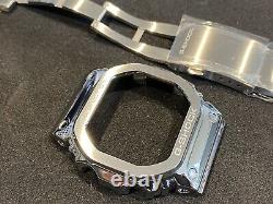 NEW Custom Made 5600 Series Full Solid Stainless Steel Metal Bezel & Bracelet