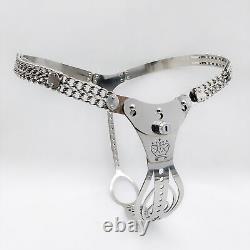 NEW Hollow Out 316 Stainless Steel Female Chastity Belt Device Customized Design