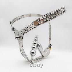 NEW Hollow Out 316 Stainless Steel Female Chastity Belt Device Customized Design