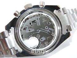 NEW SIEKO SPEED-MASTER HOMAGE MOON Watch CHRONO CAL. VK63A QUARTZ BLACK DIAL