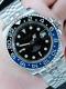 NH34 GMT Movement Custom Watch Batman 40mm Automatic Solid Stainless Steel