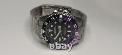 NH34 GMT Movement Custom Watch Joker 40mm Automatic Solid Stainless Steel