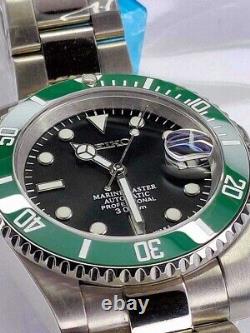 NH35 Movement Custom Watch Kermit 40mm Automatic Solid Stainless Steel