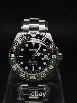 NH35 Movement Custom Watch Sprite 40mm Automatic Solid Stainless Steel
