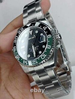 NH35 Movement Custom Watch Sprite 40mm Automatic Solid Stainless Steel
