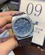 NH35 Seiko Custom Watch Royal Oak Mod Stainless Steel Blue Dial