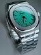 NH35 Seikonaut Custom Build Watch Turquoise Dial Homage Stainless Steel