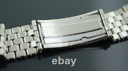 Natural Gold Nugget Stainless Steel Silver Custom Made Watch Band 16mm