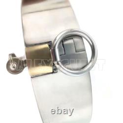 New Custom 4cm High Binding Collar Stainless Steel Collar Slave Collar Couple