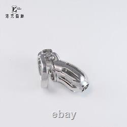 New Custom Chastity Lock Stainless Steel Abstinence Long-term Wear Chastity Cage