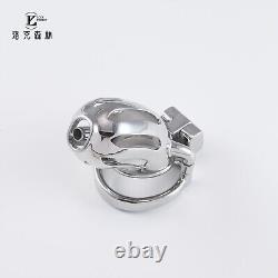 New Custom Chastity Lock Stainless Steel Abstinence Long-term Wear Chastity Cage