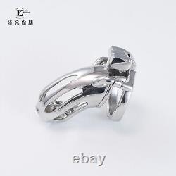 New Custom Chastity Lock Stainless Steel Abstinence Long-term Wear Chastity Cage