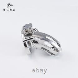 New Custom Chastity Lock Stainless Steel Abstinence Long-term Wear Chastity Cage