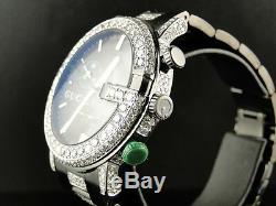 New Custom Mens Diamond Gucci Ya101331 Watch 9 Ct Sides And Band