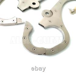 New Custom Removable Stainless Steel Bdsm Collar Hand Cuffs Slave Wrist Collar