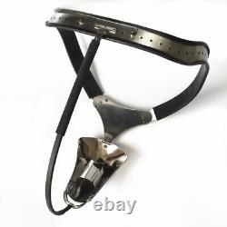 New Custom Stainless Steel Chastity Belt Male Arc Belt Cage Lock ing Equipment