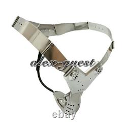 New Luxury Custom Design Male Portable Stainless Steel Chastity Belt Lock Cage