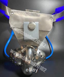 New Stainless Steel Male Custom Adjustable Chastity Belt with Remote APP Unlock