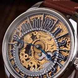 New Swiss Skeleton Watches for Men based on high-end branded antique mechanism