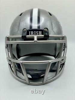 Notre Dame Fighting Irish CUSTOM Stainless Steel Hydro-Dipped Mini Helmet