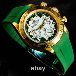 OKPLAY Men Chronograph Watch Modified Customized Quartz Wristwatch Sapphire