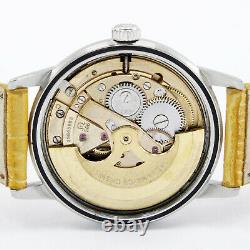 Omega Seamaster Automatic Date Sunburst Black Men's Vintage Steel Watch 166.037