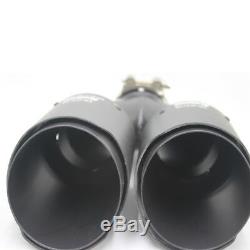 Pair Akrapovic Real Carbon Fiber Exhaust Tip Dual Pipe ID2.5 63mmOut3.589mm