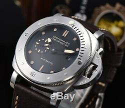 Pam Homage Automatic PVD Case Luxury Custom Made Watch for Men 47mm Free Ship