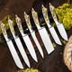 Personalized J2 Stainless Steel Custom Handmade 7 Pcs Chef Knife Set