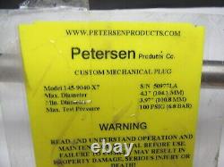 Petersen Custom Mechanical Plug 145-9040-X7 100 psi 3.9-4.1'' Stainless Steel