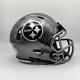 Pittsburgh Steelers CUSTOM Concept Stainless Steel Hydro-Dipped Mini FB Helmet